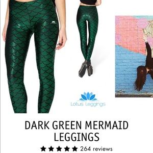Lotus Leggings Mermaid Leggings